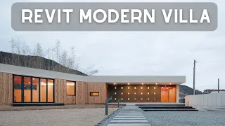 Revit Modern House - Revit Modern Villa Tutorial