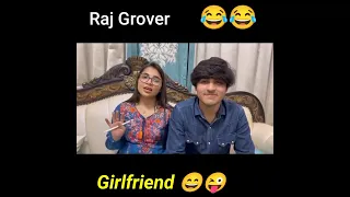 Raj Grover Girlfriend Kon h 😁😘// @RajGrover005 @Grovershere #shorts