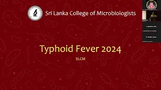 “Typhoid fever Don't miss it” Panel discussion organized by the Sri Lanka College of Microbiologists