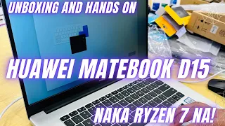 HUAWEI MATEBOOK D15 Unboxing and Hands-On IN - SUPER AFFORDABLE LAPTOP WITH RYZEN 7!