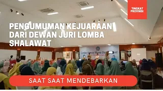 PENGUMUMAN KEJUARAAN || LOMBA ASMAUL HUSNA DAN SHALAWAT TP PKK PROVINSI JAWA BARAT 2021 DI BANDUNG