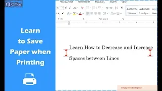 How to Decrease and Increase the Space between Lines in Ms-Word