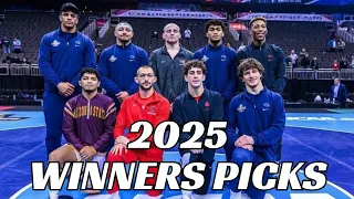 WAY TOO EARLY 2025 NCAA Wrestling Winners Predictions