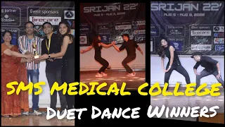 SMS Medical College | Duet Dance Winners | College Fest | Anurag sharma | Dr. Niharika Jain