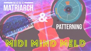 Moog Matriarch and Patterning MIDI Mind Meld 🖖🏼