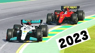 Ferrari F1 2023 vs Mercedes F1 2023 - Melbourne