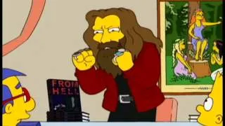 Alan Moore, Art Spiegelman, Dan Clowes in The Simpsons ( OLD VERSION )