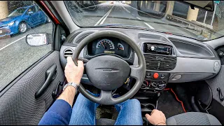 2002 Fiat Punto II [1.2 I 60HP] | POV Test Drive #1163 Joe Black