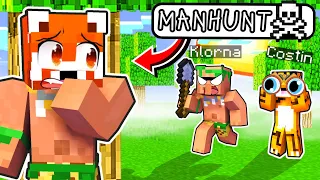 Ma TRANSFORM in KLORNA si COSTIN in MINECRAFT MANHUNT !