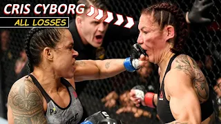 Cris Cyborg ALL LOSSES in MMA and Muay Thai / NOT QUITE A CYBORG