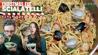 Ultimate Italian Christmas Eve pasta: SCIALATELLI allo SCOGLIO