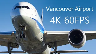 Vancouver Airport 2024 | 4K 60FPS Plane Spotting | From Midday to Sunset