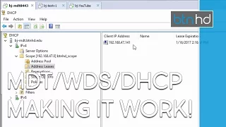 Configure DHCP Server and WDS PXE Booting for MDT Build 8443
