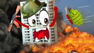 Construction Demolition With Industrial Explosive - Building Demolition Compilation - Doodles Life