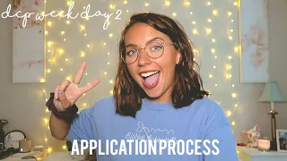 application process // dcp week