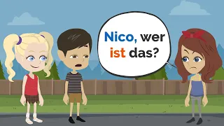 Deutsch lernen | Nico betrügt Mia? | Wortschatz und wichtige Verben