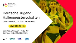 Livestream Jugend-Hallen-DM 2024 Dortmund | Samstag