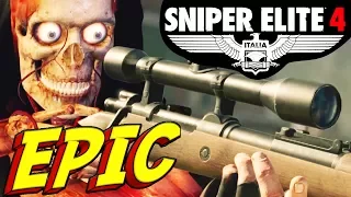 SNIPER ELITE 4 ► ПРИКОЛЫ ОЗВУЧКА БАГИ ФЕЙЛЫ МУЗЫКА ► 4K 2160p 60FPS ► 2017