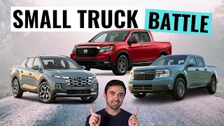 2022 Ford Maverick VS. Hyundai Santa Cruz VS. Honda Ridgeline | Which Small Truck Is Best?