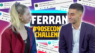 WHAT WAS THE FIRST THING YOU SAID TO XAVI? | #90SECONDSCHALLENGE FERRAN TORRES