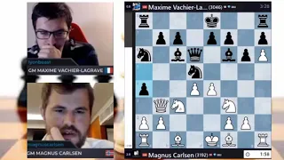 GOOD ENDGAME!! Magnus Carlsen vs Maxime Vachier Lagrave || Speed Chess 2020