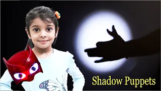 Kids Pretend Play with Hand Shadow Puppets | Glowing Toys