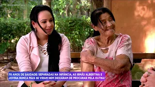 Separadas na infância, irmãs buscam reencontro há 70 anos