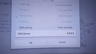 How to Change the DNS on your Samsung Smart TV Running Tizen OS?