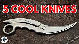 5 COOL KNIVES You Need To See!