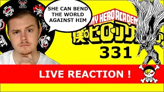 STARS & STRIPES GOES GOD MODE VS SHIGARAKI ! | My hero academia Chapter 331 live reaction !