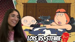 Lois vs. Stewie Battle | Family Guy REACTION