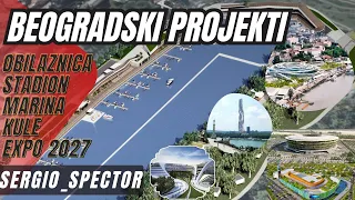 Beogradski PROJEKTI-Nacionalni stadion, zatvoren Prilaz Prokopu, Oblak na Savi,Delta Planet #beograd