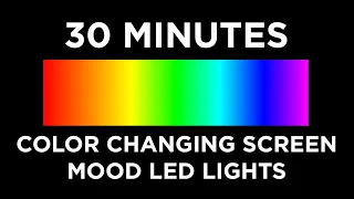 COLOR CHANGING MOOD LIGHT  Multi Colour Screen – Relaxing Rainbow colours