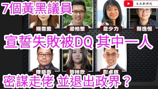 七個黃黑議員宣誓失敗被DQ 其中一人密謀走路並退出政界？/文杰新時代/2021年9月16日