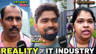 Why People In Chennai Struggle to Get a Job?  Dream Job IT? Street Interview | Tamil |