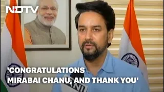 "Grateful To You": Anurag Thakur To Mirabai Chanu After Tokyo Olympics Silver Win