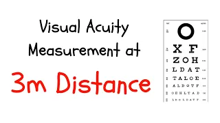 Visual Acuity Measurement at 3 meter distance