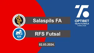 Salaspils FA - RFS Futsal [Optibet telpu futbola virslīga 23/24 Highlights]