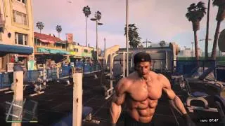 GTA V - Franklin vs Bodybuilder