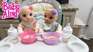 BABY ALIVE Twins Morning Routine baby alive real as can be baby