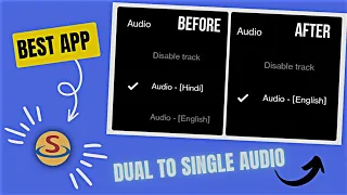 How to INSTANTLY CHANGE DUAL Audio Movies & Series to SINGLE Audio