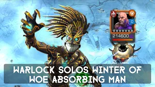 Warlock Solos Winter of Woe Absorbing Man (Robot Objective)