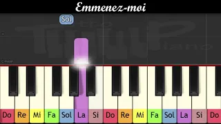 Apprendre la chanson "Emmenez moi" de Charles Aznavour au piano (très facile pour enfant/débutant)