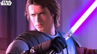 Why Anakin Didn't Create a Purple Lightsaber (IMPORTANT) - Star Wars Explained