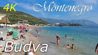 🌞Budva, Montenegro,🌡T+35C°  - 4k, walking tour - travel guide