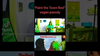 Don't tell Doja Cat  #Paintthetownred #dojacat #vegan #parody  #ZmanTheVegan