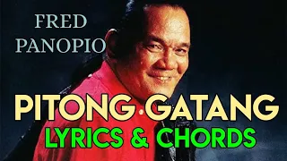 PITONG GATANG - FRED PANOPIO | LYRICS AND CHORDS | OPM CLASSIC FOLKSONG | OPM LEGEND | HQ HD4K |2020