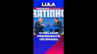 Lula no Ratinho: O melhor presidente da história do Brasil