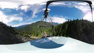 Summer Superfly Ziplines in Whistler - 360 Video