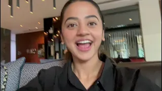 Helly Shah sharing her experience of staying at Pullman Dubai Creek City Centre